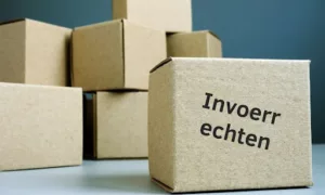 Import duties when importing goods